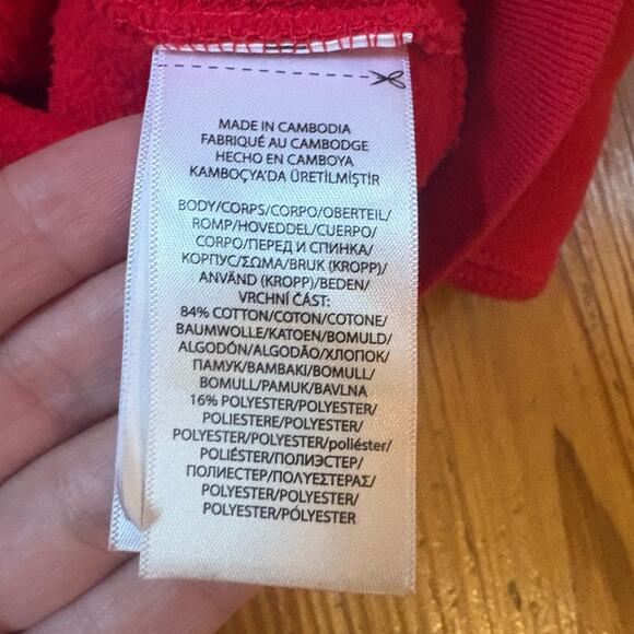 Polo Ralph Lauren red long sleeve full zip toddler hoodie sweatshirt SIZE 4T - Picture 4 of 5